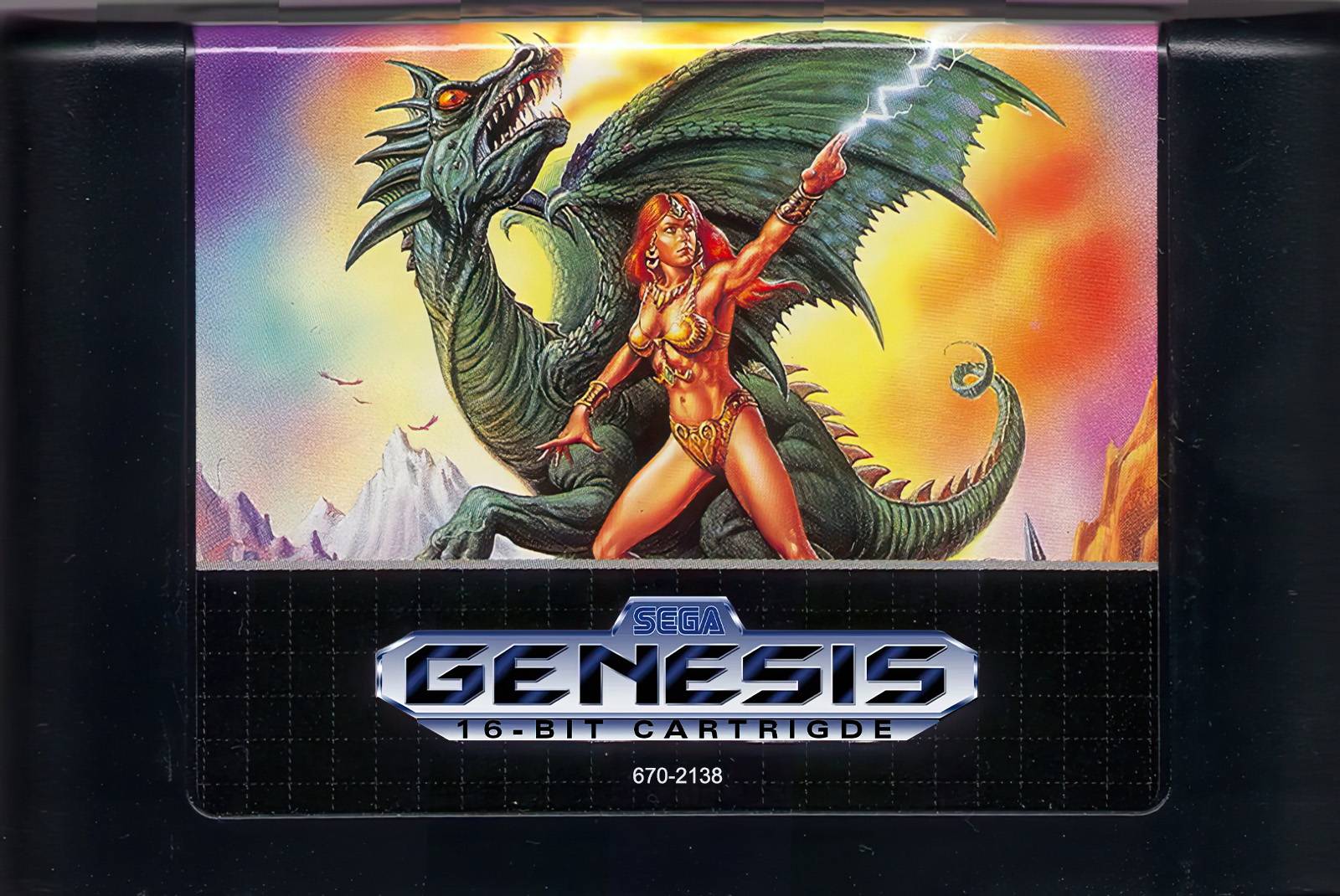 Лицензионный картридж Alisia Dragoon для Genesis